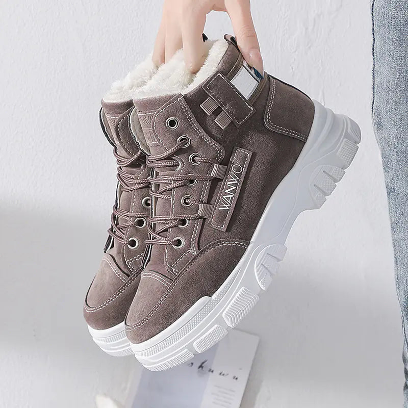 Warm Thick Casual Cotton Shoes for Men and Women