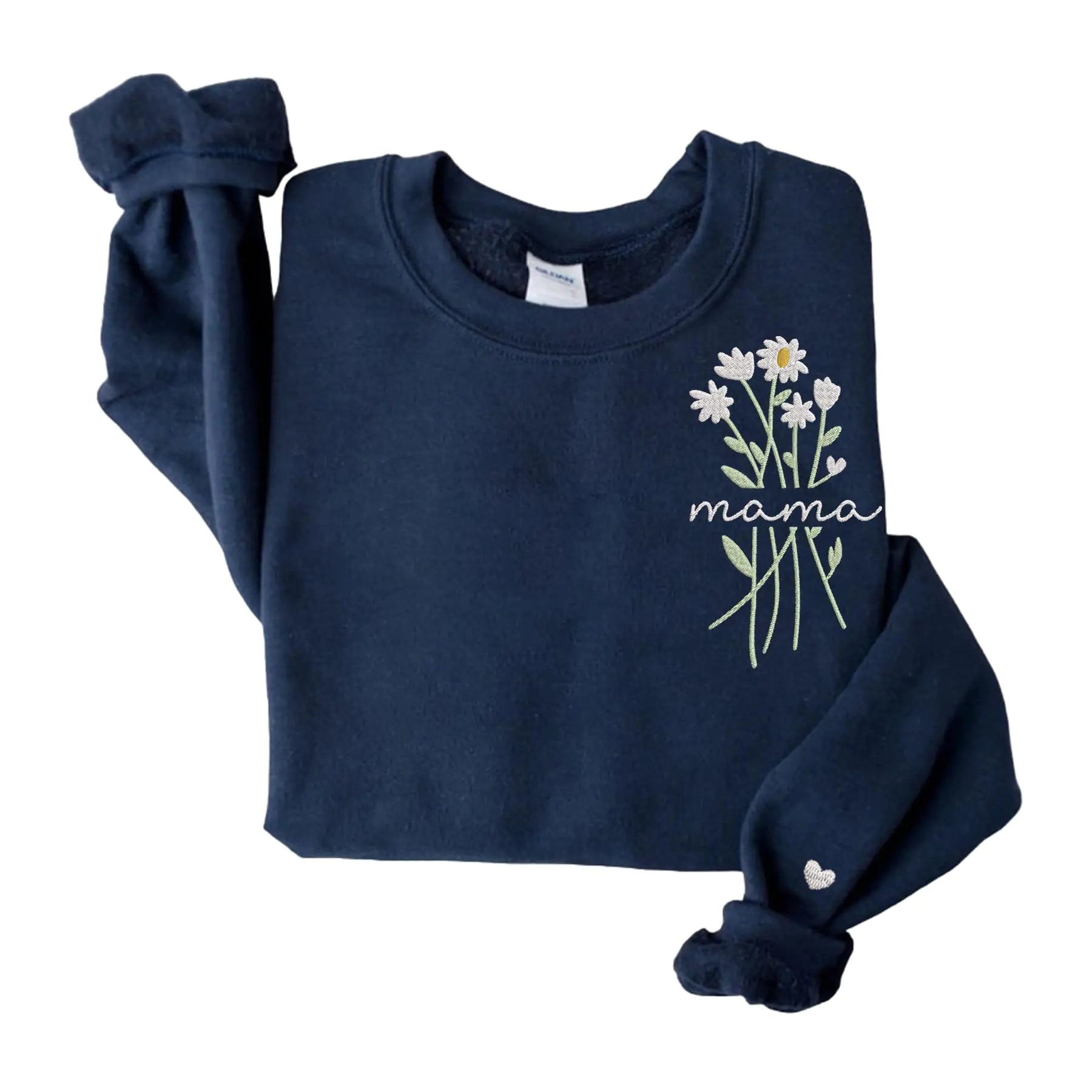 Personalized Grandma Mama sweatshirt Daisy flower sweatshirt mama christmas sweatshirt gifts for mamamama gifts 3