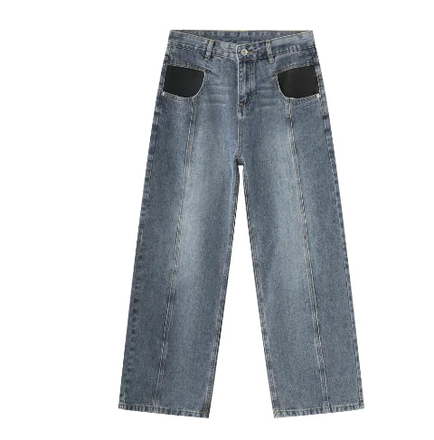 Vintage Men's Jeans with Unique Design