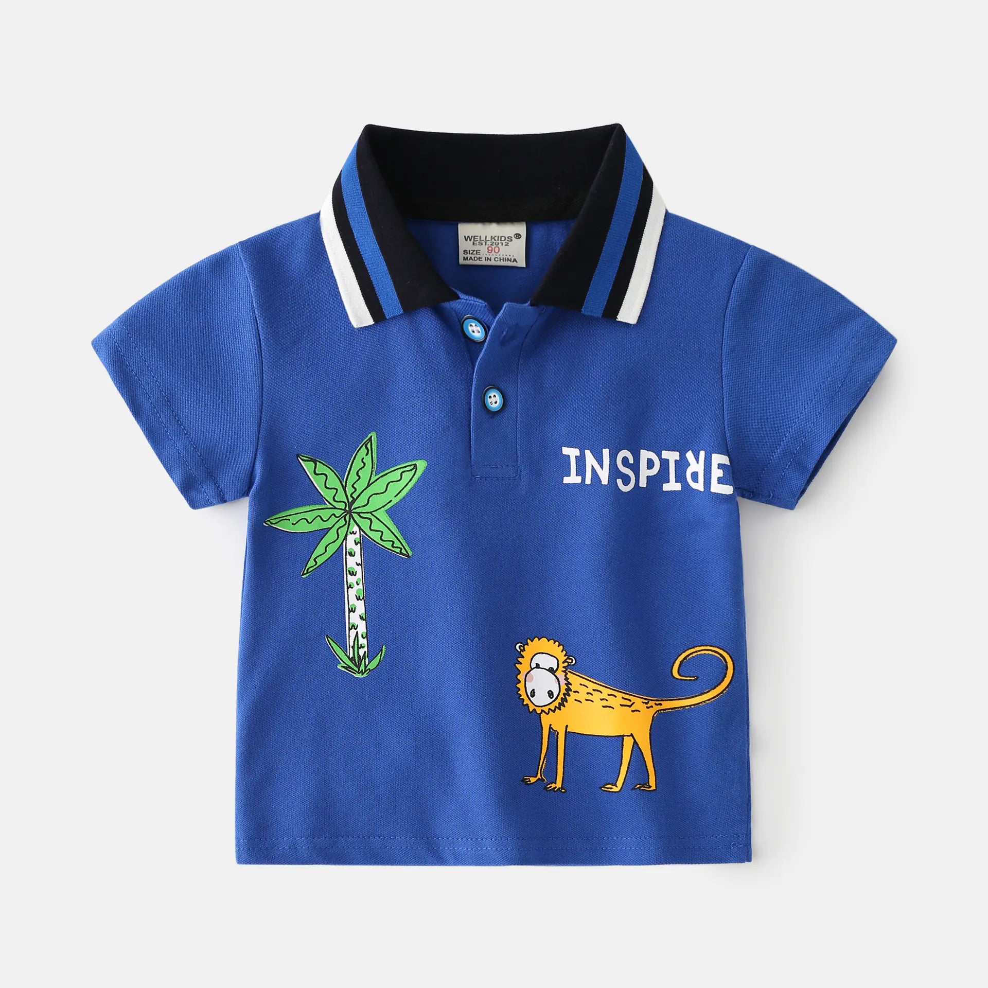 Korean Style Polo Shirt for Kids - Trendy T-Shirt