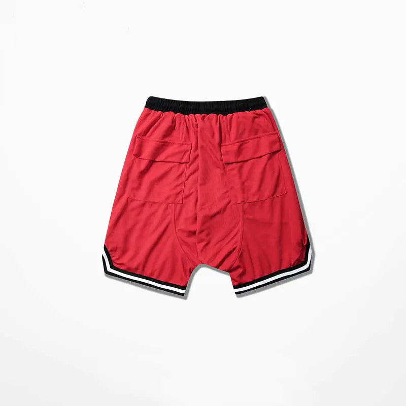 Vintage Streetwear Loose Fit Sports Shorts for Men