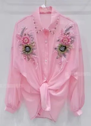 3D Floral Sunscreen Shirt for Women (One Piece)