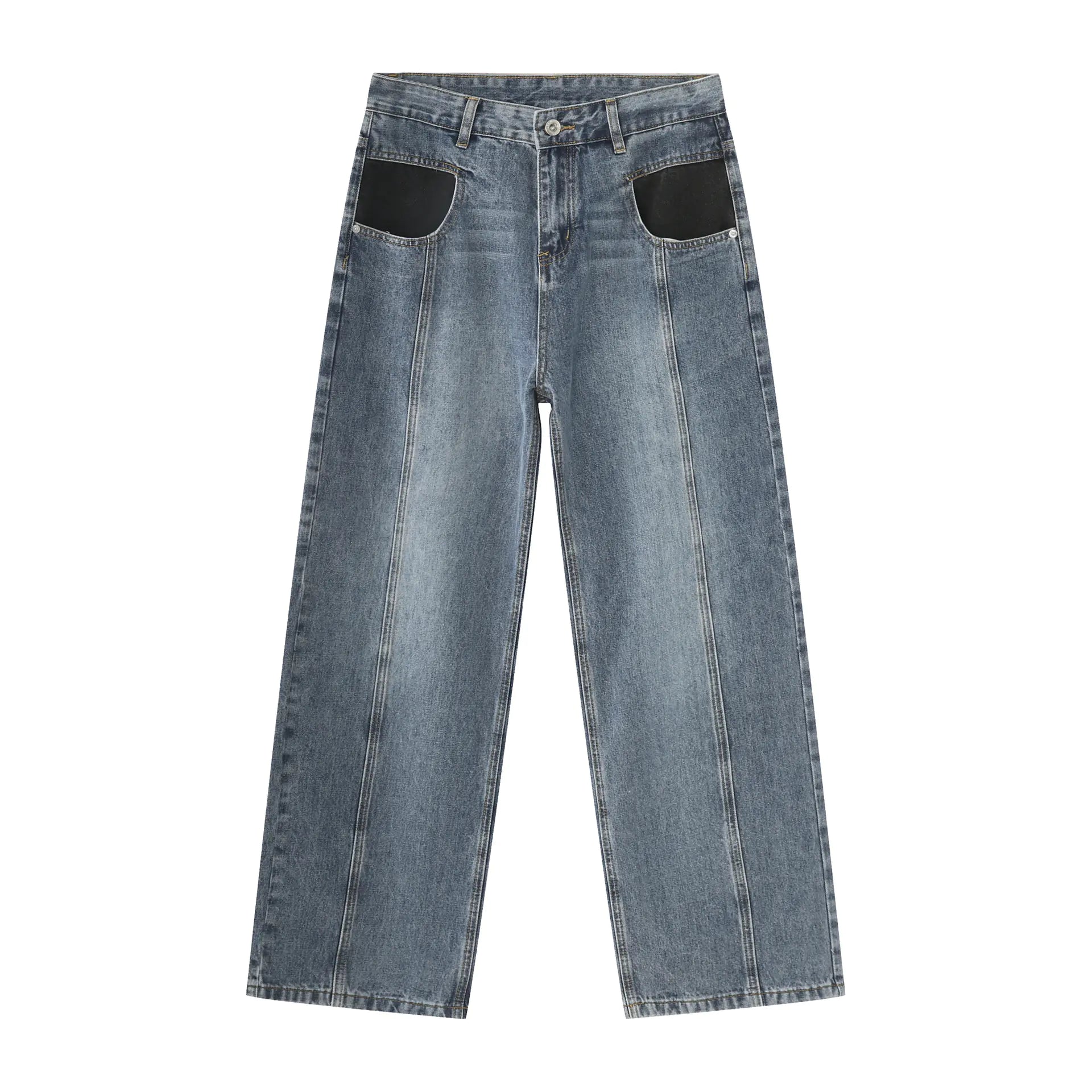 Vintage Men's Jeans with Unique Design