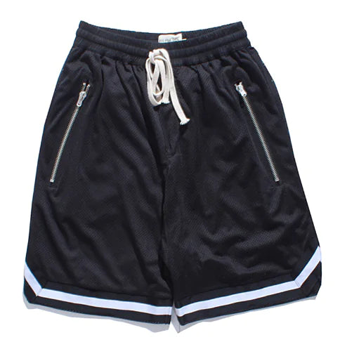 Vintage Streetwear Loose Fit Sports Shorts for Men