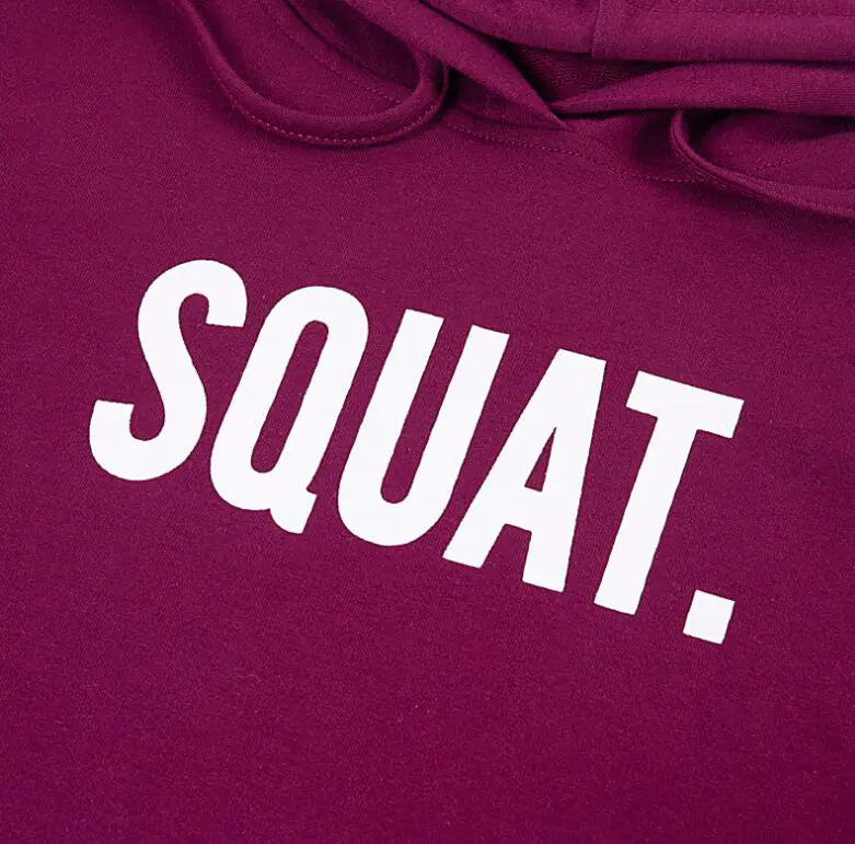 Cotton Lettered Long Sleeve Hoodie for Women