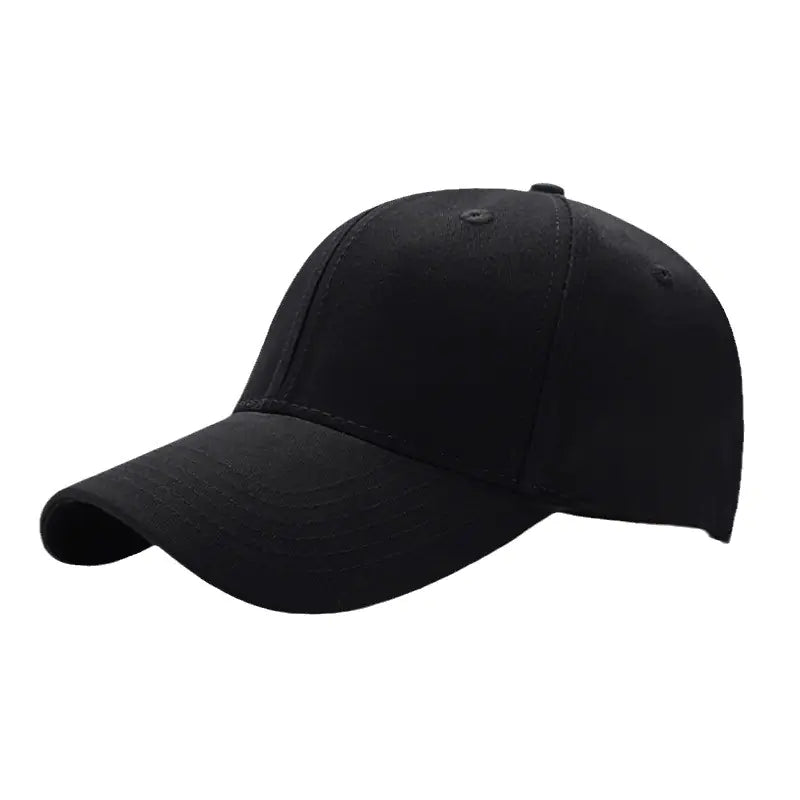 Men's Black Summer Baseball Cap - Casual Style