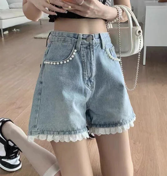Women's Summer Denim Shorts - Lightweight Fashion