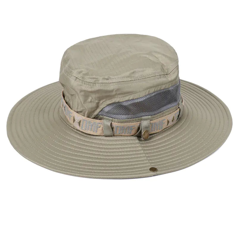 Men's Summer UV Protection Bucket Hat for Fishing & Hiking