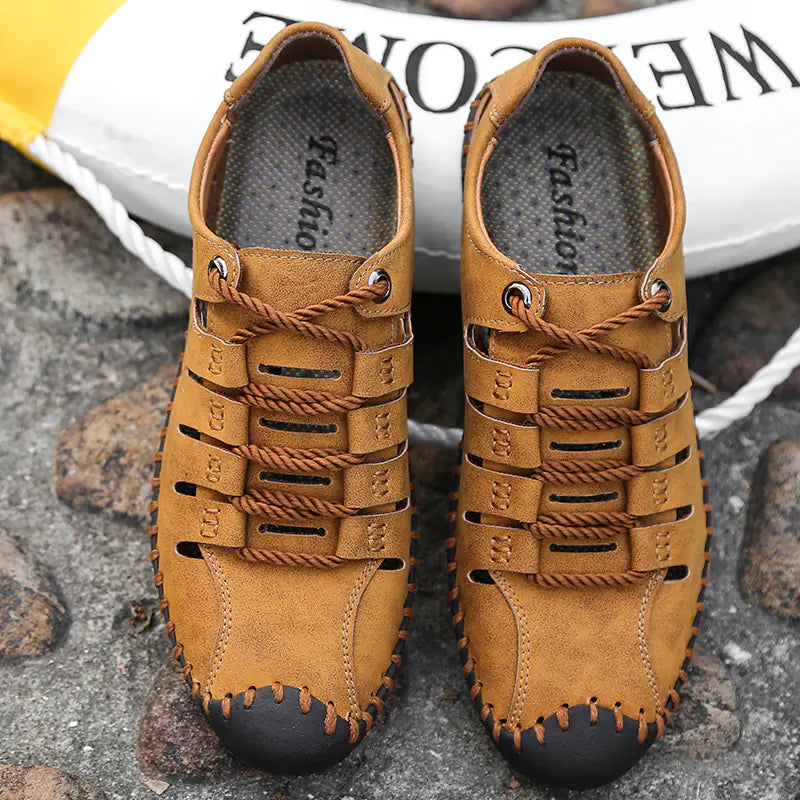 British Business Casual Leather Shoes for Men