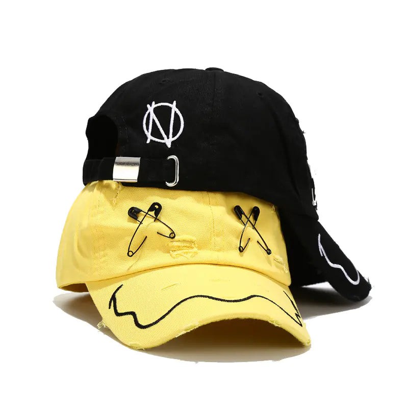 Men's Trendy Embroidered Baseball Cap with Shade