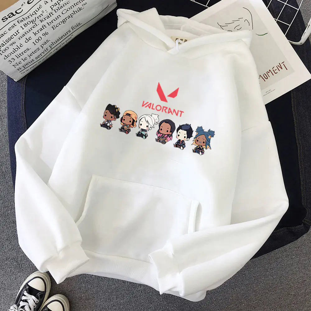 Cartoon Printed Hoodie for Men and Women