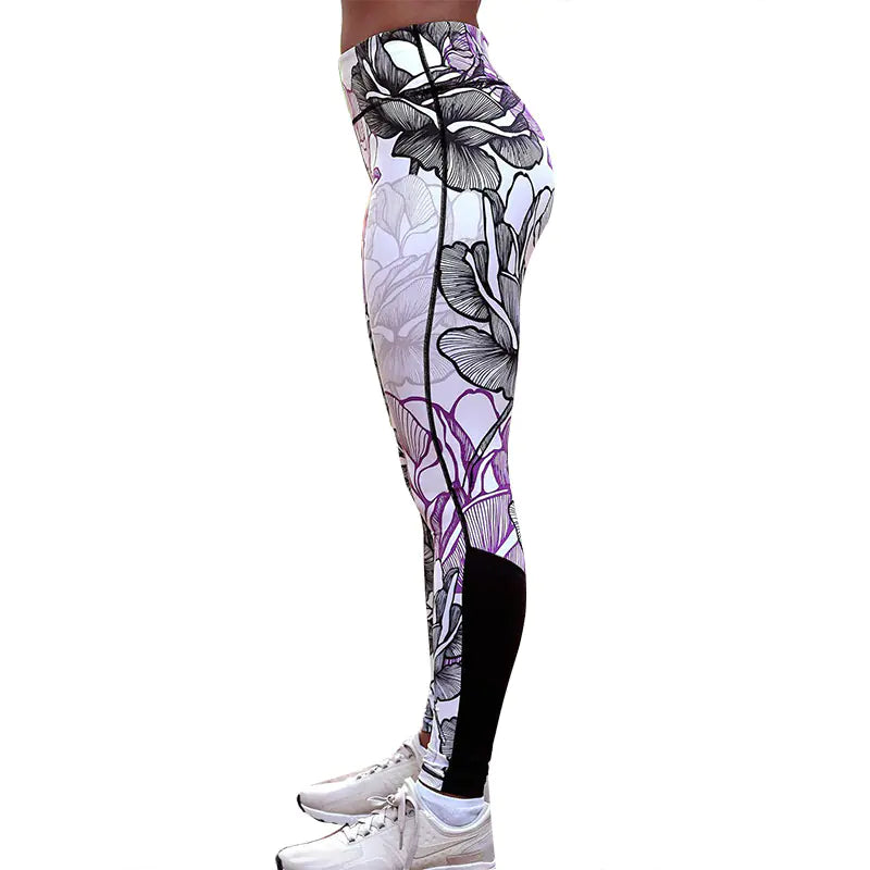 Digital Print Yoga Pants for Women