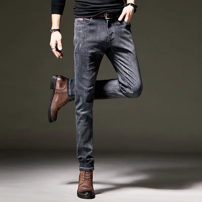 Slim Fit Men's Jeans for Small Feet