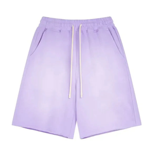 Men's Vintage Washed Denim Shorts and Tops