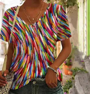 Ezra® Leisure Shirt / V-Neck T-Shirt (One Piece)