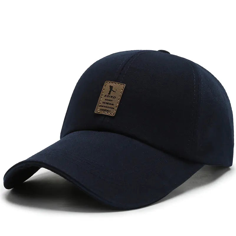 Men's Black Summer Baseball Cap - Casual Style