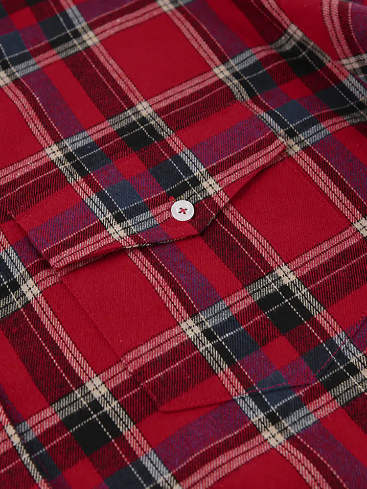 Mnealways18 Bright Gingham Oversized Shirt for Women