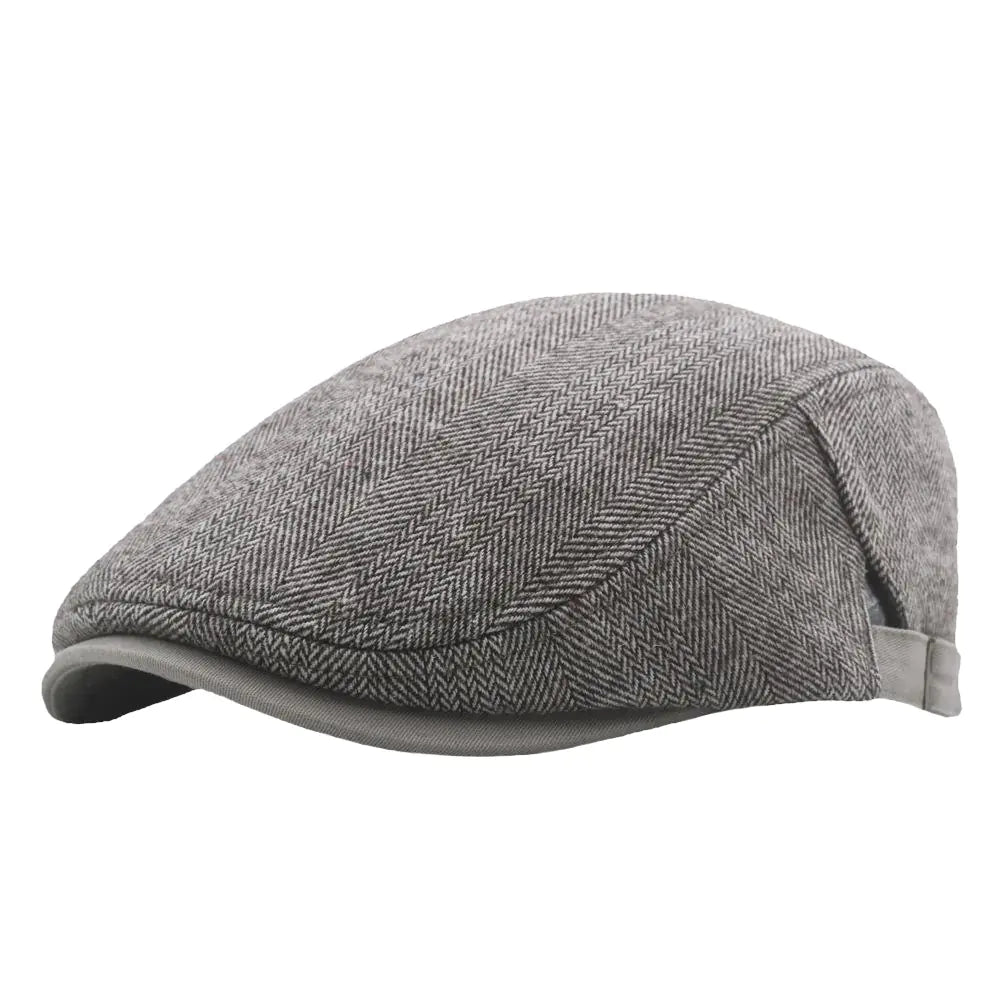 Men's Warm Beret Cap for Fall/Winter Fashion Hat