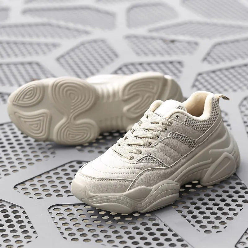 Black Women's Sneakers, Spring New Korean Style Breathable
