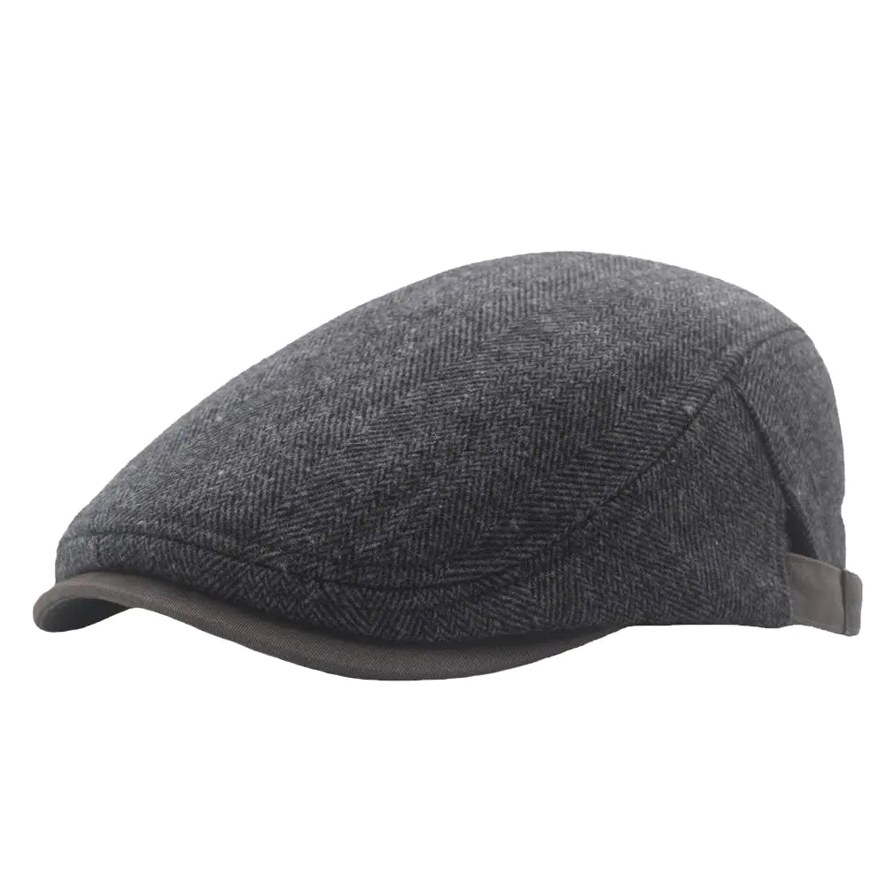 Men's Warm Beret Cap for Fall/Winter Fashion Hat