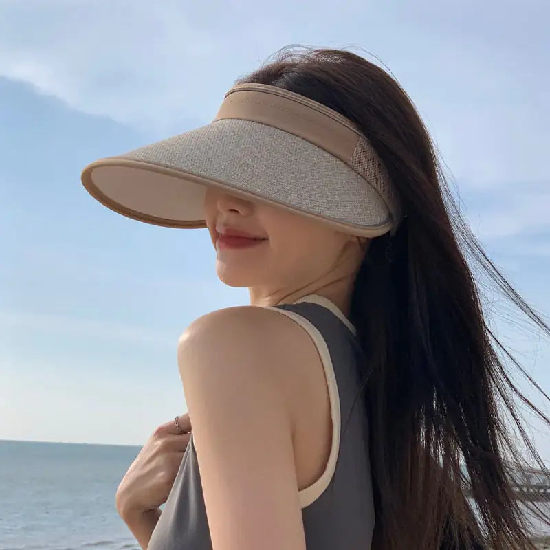 Fashionable Women's Lettered Sunscreen Hat