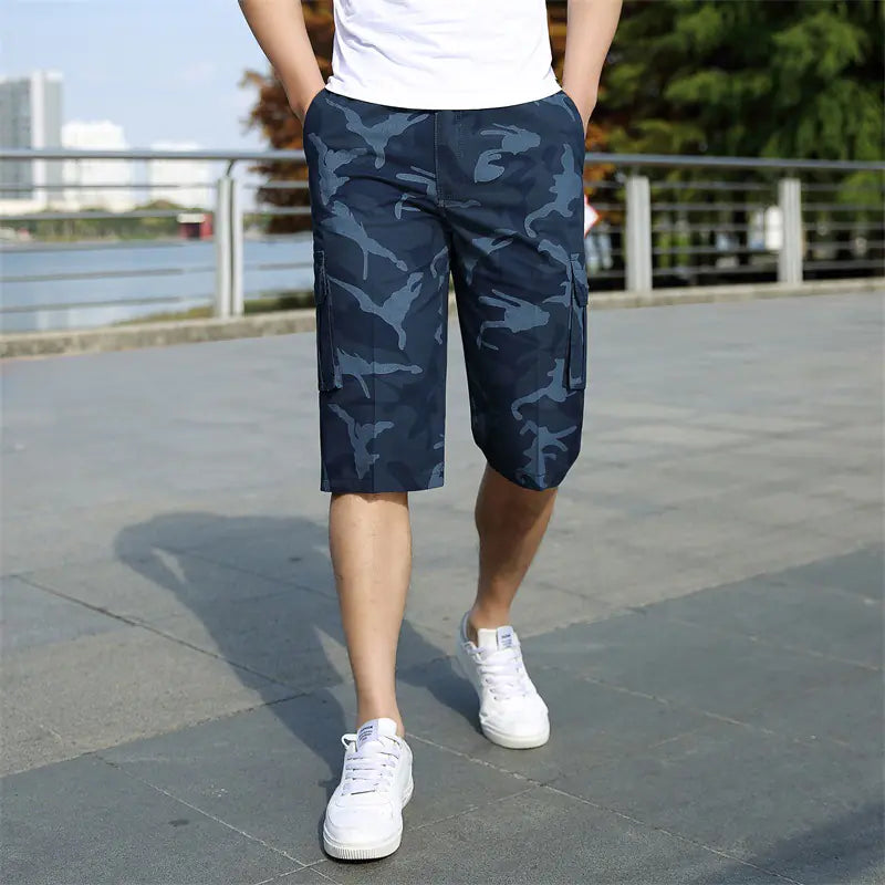 Camouflage Casual Sports Cargo Shorts for Men