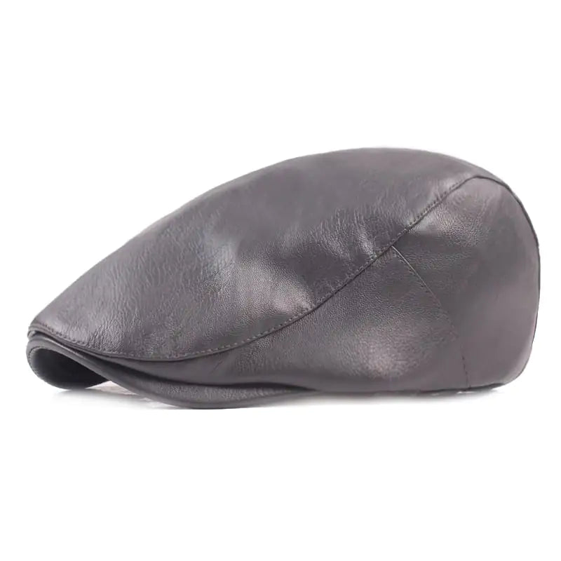 Men's Stylish Leather Forward Hat