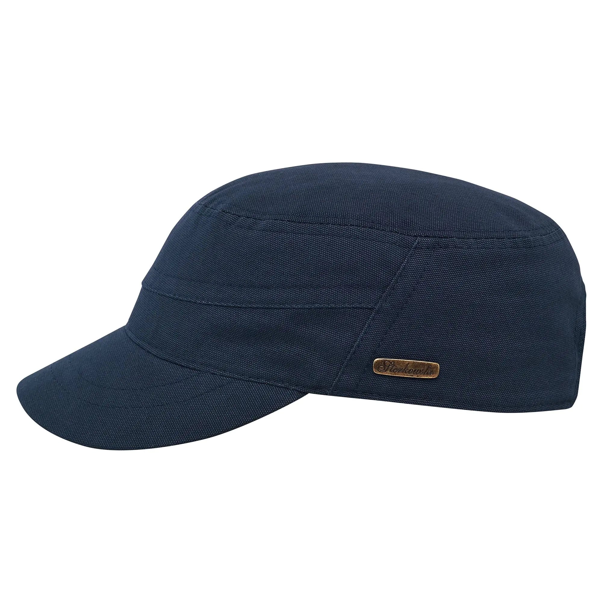 Sterkowski Patrol Painter Hat | Cotton Military Style Hat for Outdoor Activities | Cadet Army Cap Military Cap Summer Hat Casual Hats Vintage Cap Army Ball Cap Fishing Cap 56-57 cm Dark Blue