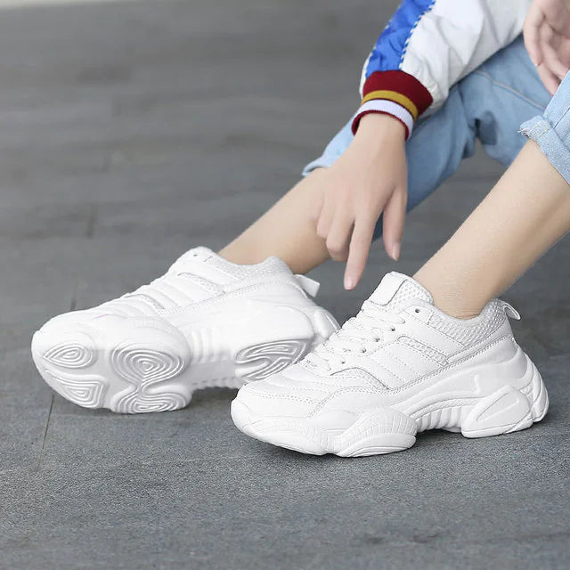 Black Women's Sneakers, Spring New Korean Style Breathable