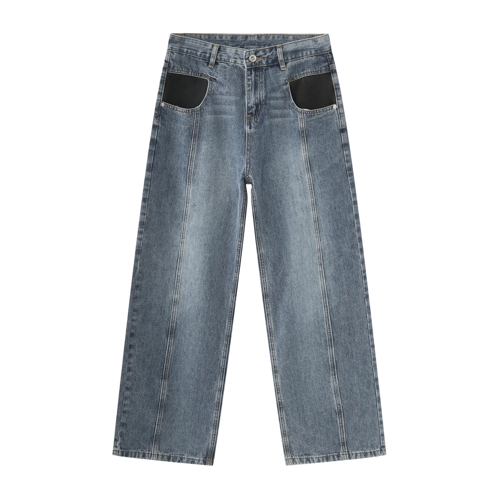Vintage Men's Jeans with Unique Design