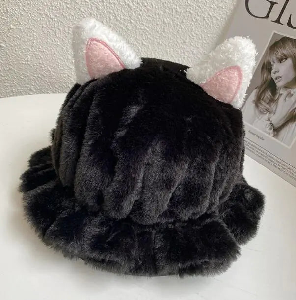 Cute Women's Hat with Ears for Warmth and Style