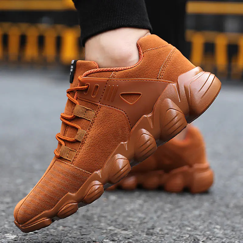Breathable Velour Running Shoes for Men