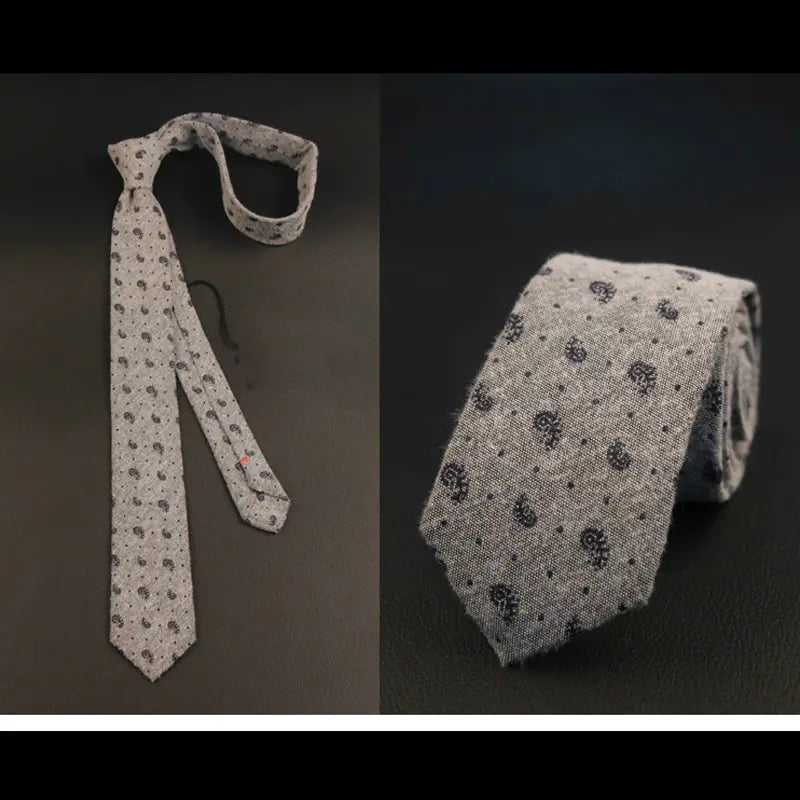 Narrow Casual Tie, British Style Bow Tie for Men
