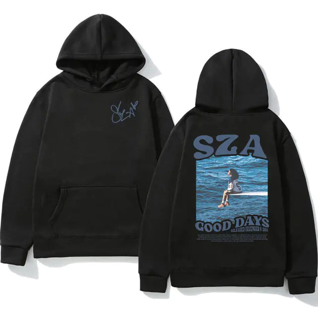 SZA Music Album Print Hoodie for Men and Women