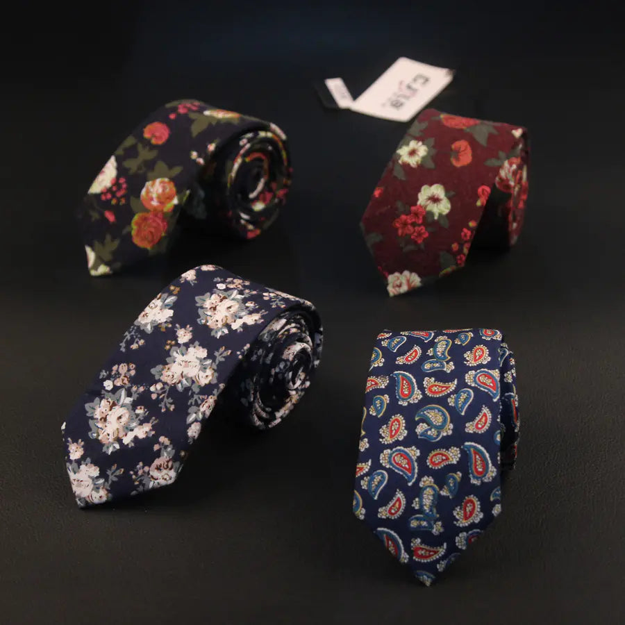 Narrow Casual Tie, British Style Bow Tie for Men
