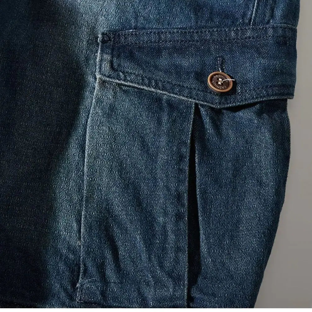 Men's Summer Denim Shorts - Casual Loose Fit