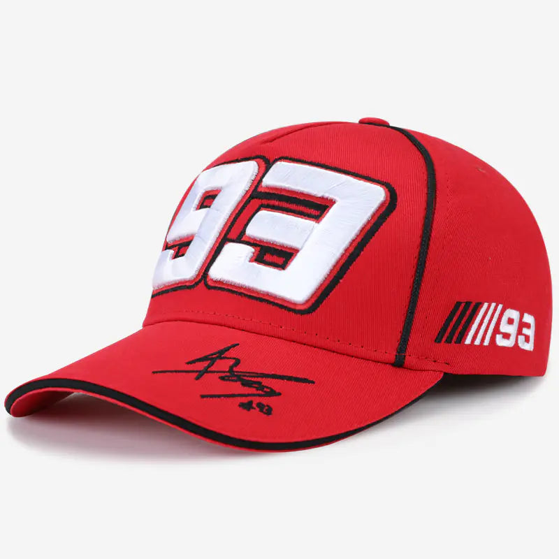 Men's No. 93 Motorcycle Racing Baseball Cap