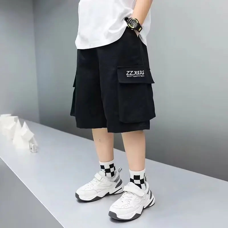 Summer Street Style Retro Cargo Shorts for Men