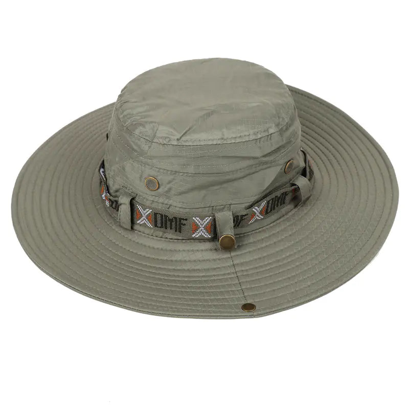 Men's Summer UV Protection Bucket Hat for Fishing & Hiking
