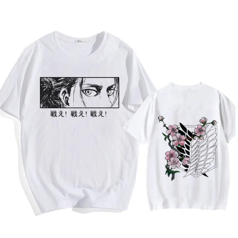 Basic Layering Shirt with Banana Print T-Shirt