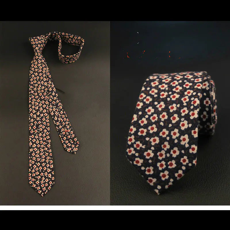 Narrow Casual Tie, British Style Bow Tie for Men