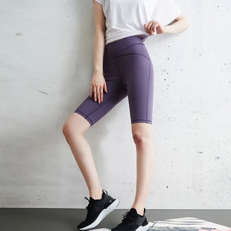High Waist Women's Tight Sports Shorts