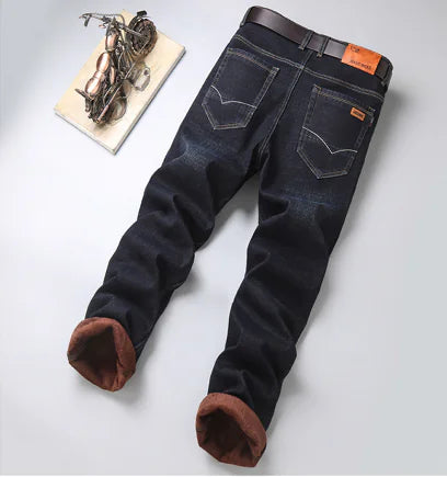 Thickened Warm Velvet Casual Men's Jeans