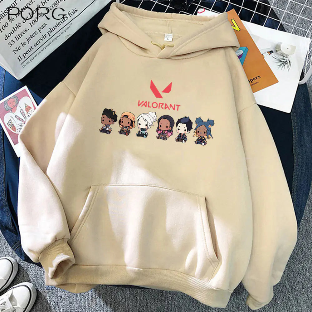 Cartoon Printed Hoodie for Men and Women