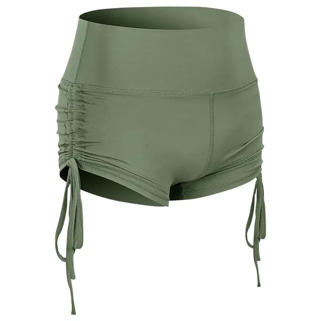 Women's Shorts and Hot Pants with Side Drawstring