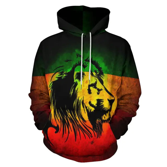 3D Snowflake Hoodie Pullover for Men and Women
