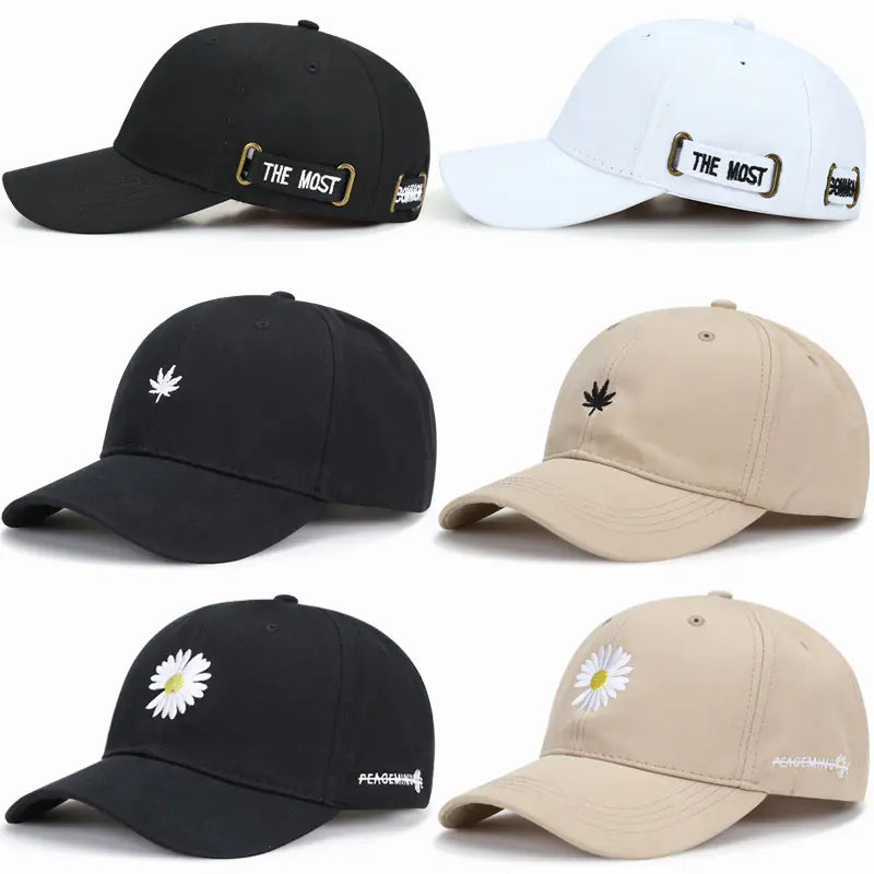 Men's Black Summer Baseball Cap - Casual Style