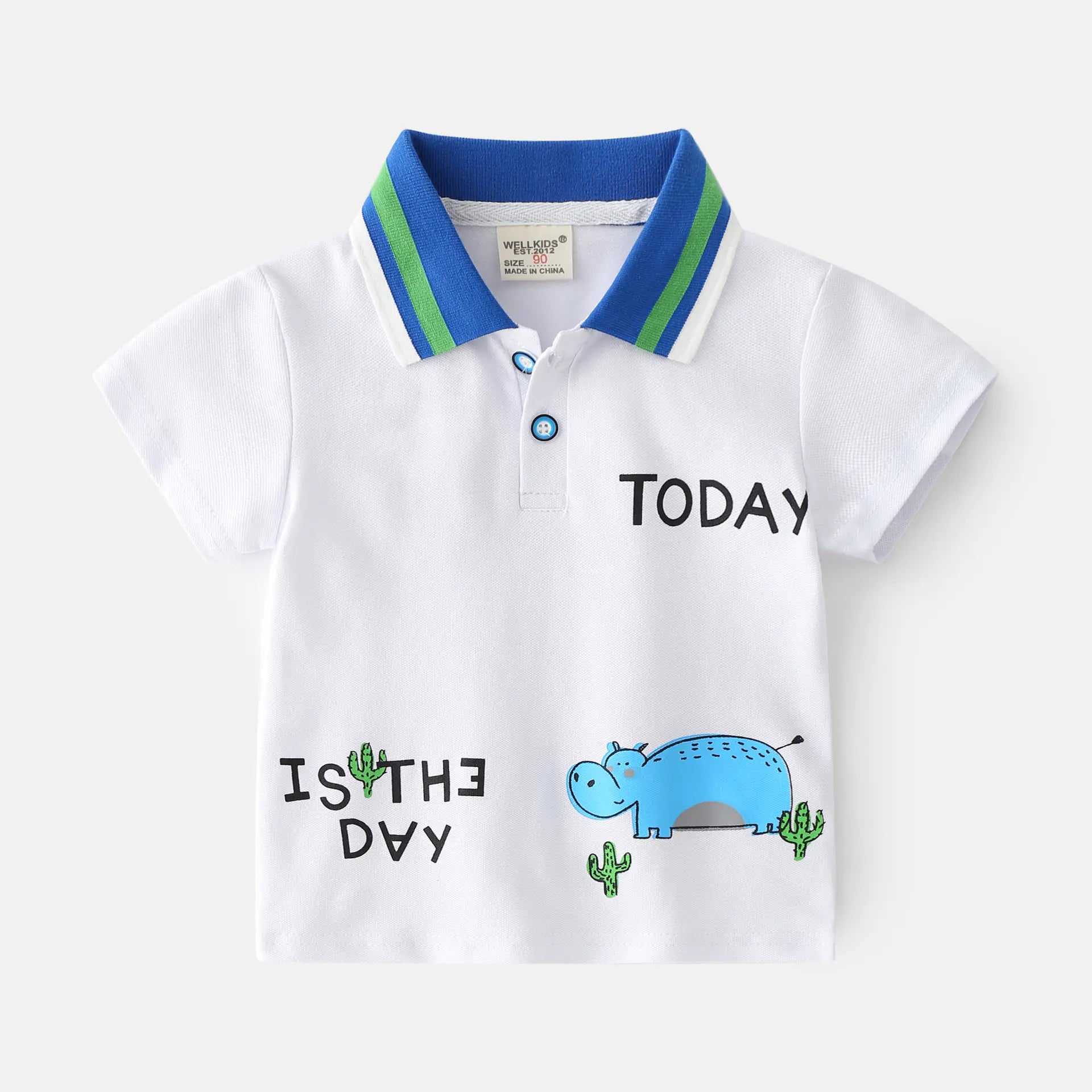 Korean Style Polo Shirt for Kids - Trendy T-Shirt
