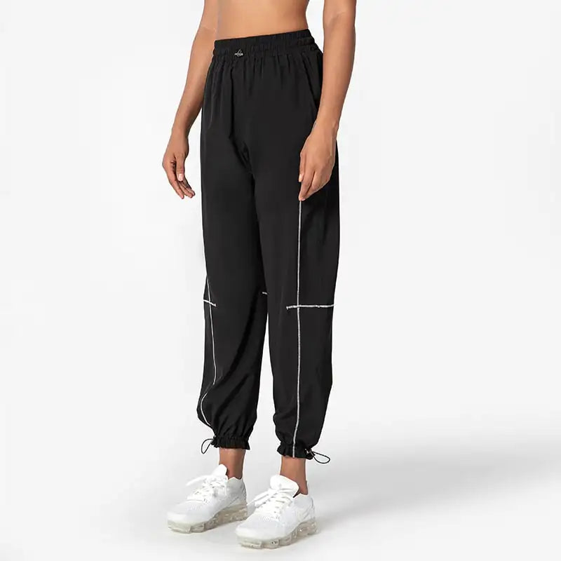 Loose Tapered Sports Pants for Women