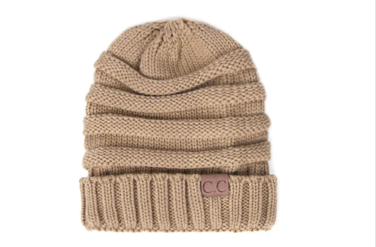 Women's CC Knit Hat - Winter Beanie